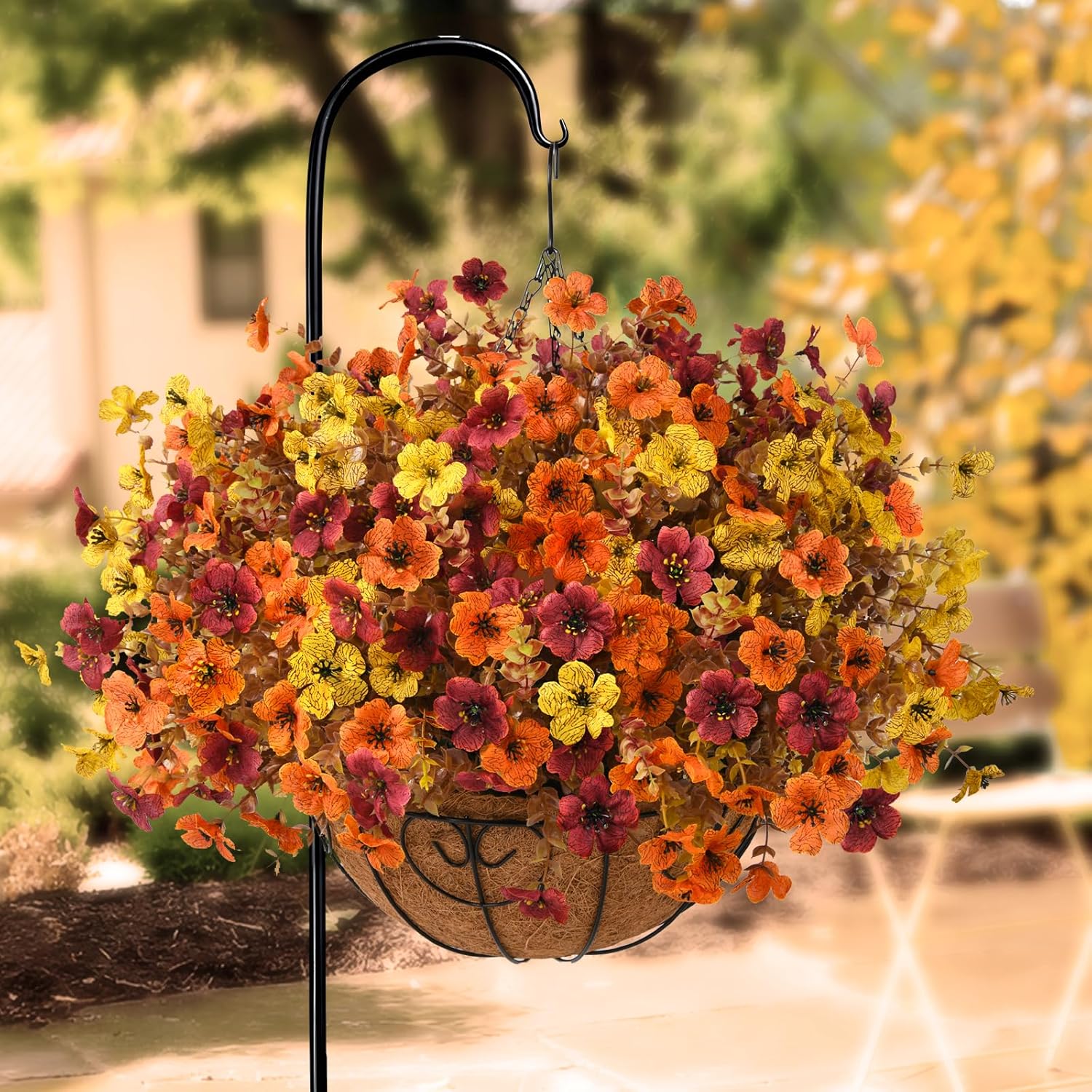 UV-Resistant Artificial Flower Bundles for Outdoor Décor – 6, 12 or 24 Pack